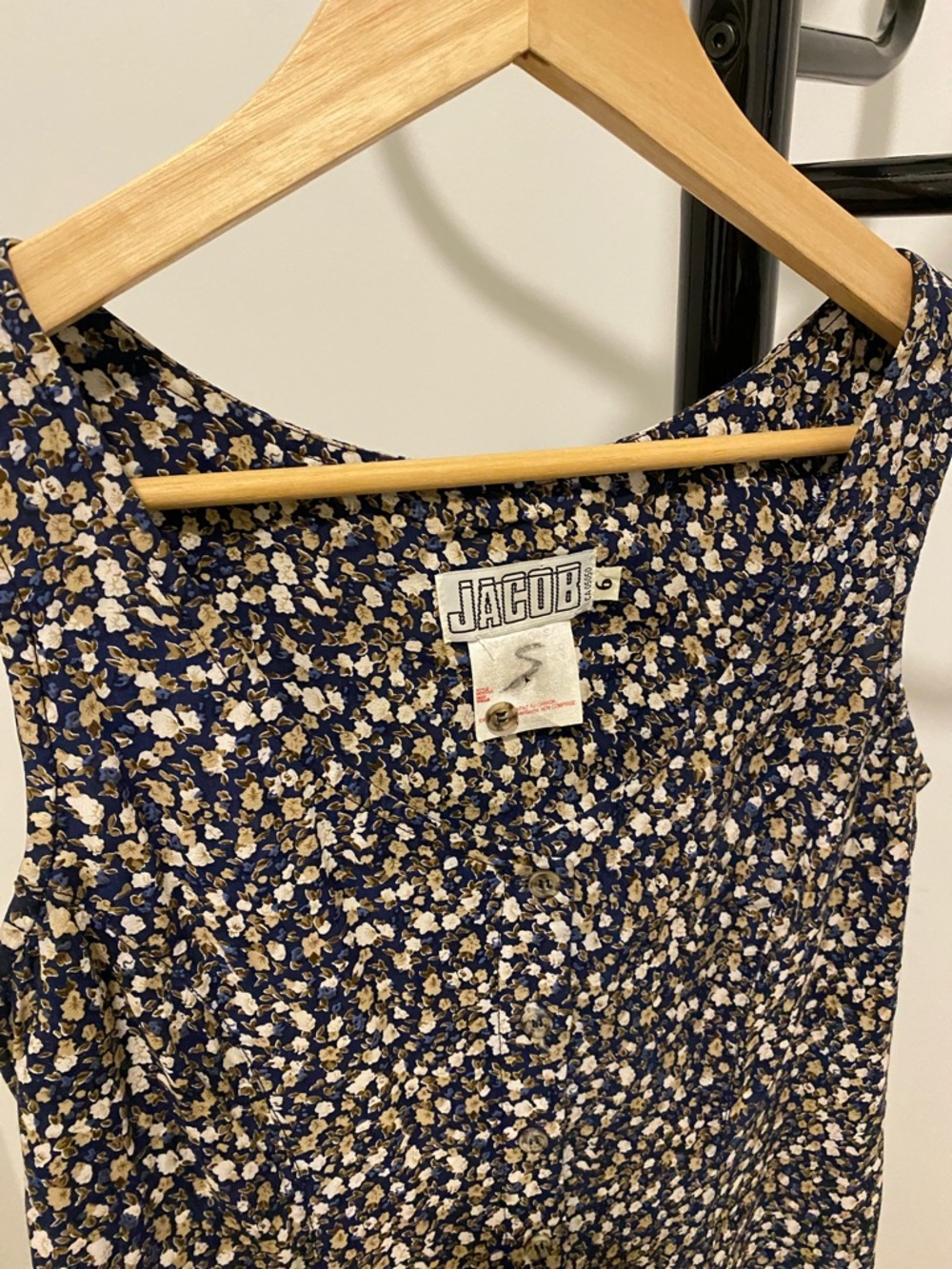Vintage Jacob 90’s Floral Sleeveless Romper - Picture 2 of 4